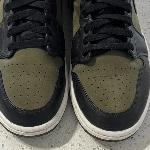 Jordan 1 Mid Olive Canvas - Picture 7 of 7